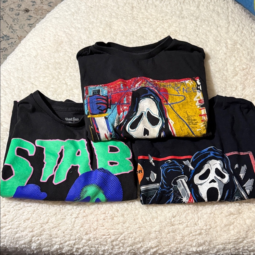 Ghost Face Tee lot 2xXL 1xL